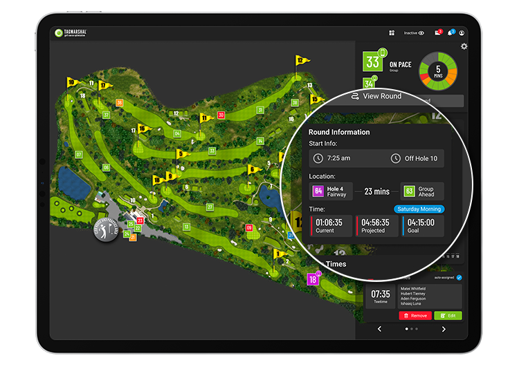 golf-cart-gps-8-inch-live-map - Golf Cart GPS - Pace of Play Golf
