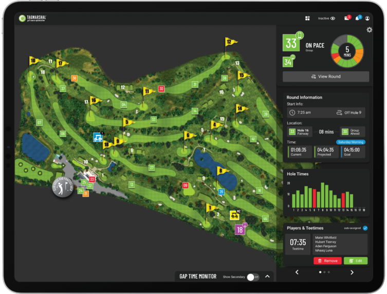 golf cart gps live map